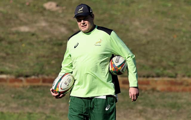 Rassie Erasmus, South Africa's director of rugby. Picture: David Rogers/Getty Images