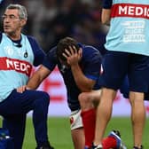 Antoine Dupont picked up the injury during France's record win over Namibia.