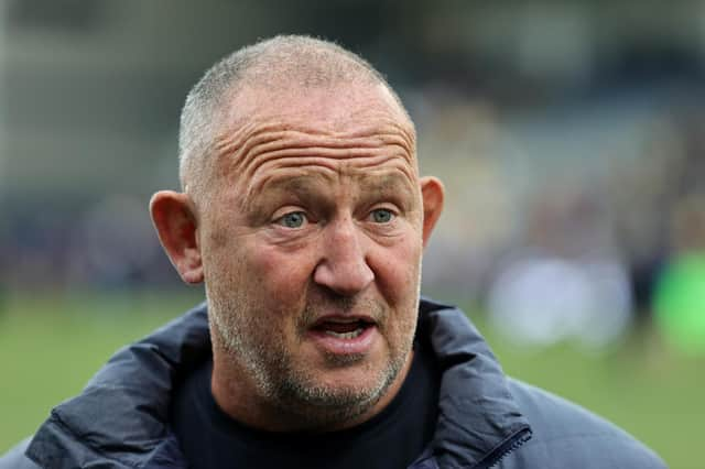 Steve Diamond has joined Edinburgh as 'lead rugby analyst' and will work alongside head coach Mike Blair. (Photo by David Rogers/Getty Images)