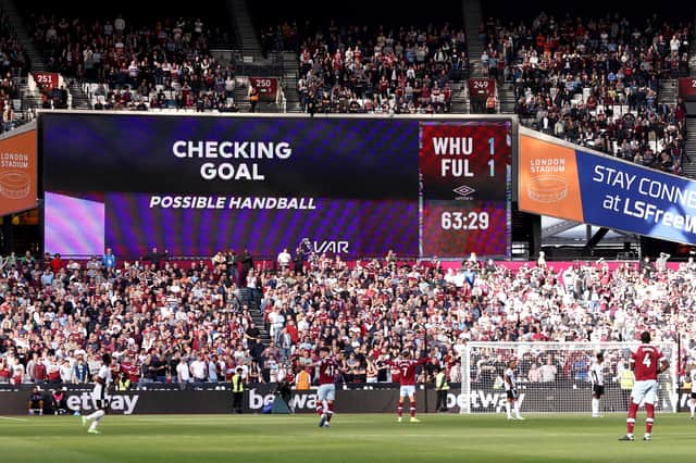 VAR is already in place in the English Premier League.