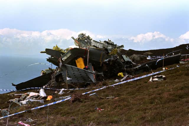The pilots were initially blamed for the 1994 Chinook helicopter disaster before a review in 2011 cleared them
