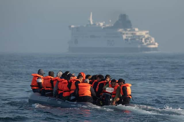 Westminster is reportedly planning to put the Navy in control of tackling refugee boat crossings in the Channel. Picture: Getty Images