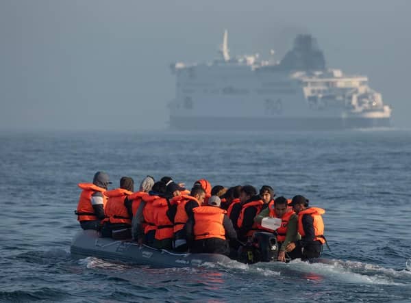 Westminster is reportedly planning to put the Navy in control of tackling refugee boat crossings in the Channel. Picture: Getty Images