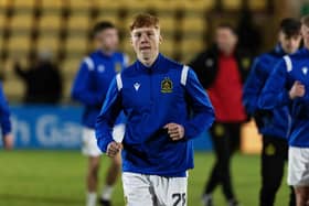 Gallagher Lennon, the son of ex-Celtic manager Neil Lennon, is currently on loan at Dumbarton from St Mirren.  (Photo by Craig Williamson / SNS Group)