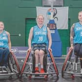 Robyn Love, Jude Hamer, Jessica Whyte, and Lynsey Speirs will represent Scotland in the first ever appearance of wheelchair basketball at the Games. Picture, https://britishwheelchairbasketball.co.uk/