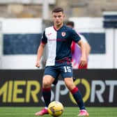 Dylan Tait ran the show in midfield for Raith.