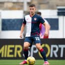 Dylan Tait ran the show in midfield for Raith.
