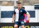 Dylan Tait ran the show in midfield for Raith.
