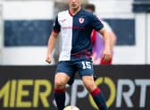 Dylan Tait ran the show in midfield for Raith.