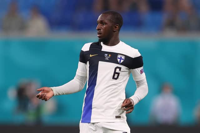 Glen Kamara was suspended for Finland's World Cup qualifier against Kazakhstan