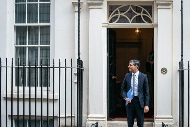 Chancellor of the Exchequer Rishi Sunak leaves 11 Downing Street as he heads to the House of Commons, London, to deliver his Spring Statement.