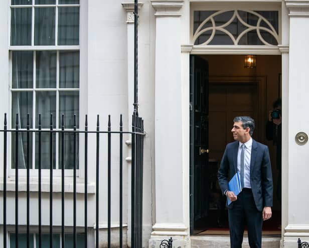 Chancellor of the Exchequer Rishi Sunak leaves 11 Downing Street as he heads to the House of Commons, London, to deliver his Spring Statement.