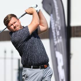 Paul O'Hara, pictured playing in last year's PGA Professional Championship at Sherwood Forest, leads the PGA Play-Offs in Cyprus after 36 holes. Picture: Cameron Smith/Getty Images.