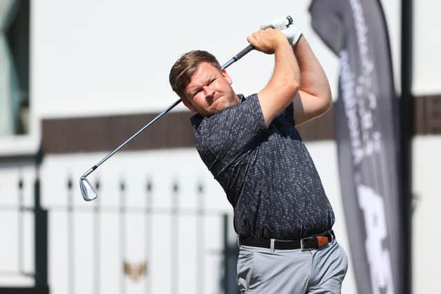 Paul O'Hara, pictured playing in last year's PGA Professional Championship at Sherwood Forest, leads the PGA Play-Offs in Cyprus after 36 holes. Picture: Cameron Smith/Getty Images.