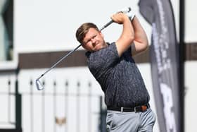 Paul O'Hara, pictured playing in last year's PGA Professional Championship at Sherwood Forest, leads the PGA Play-Offs in Cyprus after 36 holes. Picture: Cameron Smith/Getty Images.