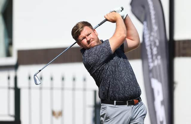 Paul O'Hara, pictured playing in last year's PGA Professional Championship at Sherwood Forest, leads the PGA Play-Offs in Cyprus after 36 holes. Picture: Cameron Smith/Getty Images.