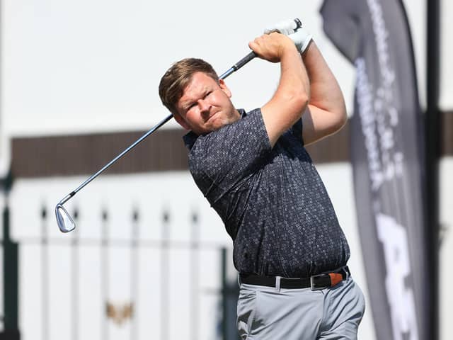 Paul O'Hara, pictured playing in last year's PGA Professional Championship at Sherwood Forest, leads the PGA Play-Offs in Cyprus after 36 holes. Picture: Cameron Smith/Getty Images.