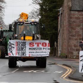 Communities gathered to show their support of the tractor run protest (Photo: Craig Wilson)