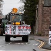 Communities gathered to show their support of the tractor run protest (Photo: Craig Wilson)