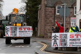 Communities gathered to show their support of the tractor run protest (Photo: Craig Wilson)