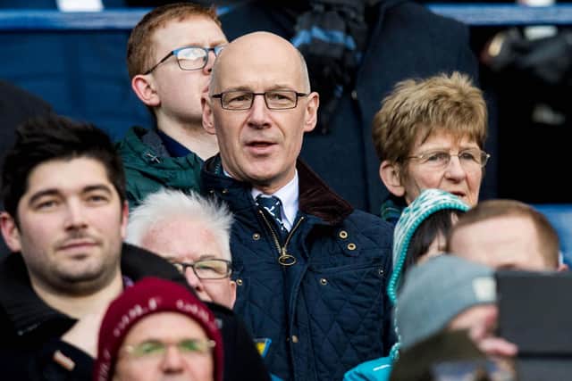 John Swinney questioned Celtic's Dubai trip decision. Picture: SNS