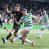 James Forrest scored Celtic's third - and his first league goal of the season - during the 3-1 win over Livingston. (Photo by Craig Foy / SNS Group)