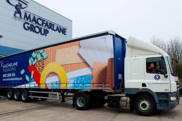 Glasgow-based Macfarlane Group employs more than 900 people at 31 sites globally.