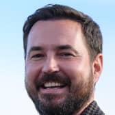 Martin Compston at the Waterfront Cinema in Greenock ahead of the preview of his new series, Martin Compston's Scottish Fling. Picture: John Linton