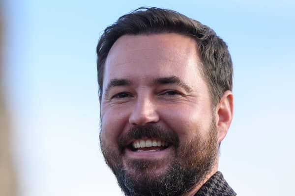 Martin Compston at the Waterfront Cinema in Greenock ahead of the preview of his new series, Martin Compston's Scottish Fling. Picture: John Linton