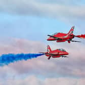 The Red Arrows took to the skies on Wednesday as thousands watched the best display yet.