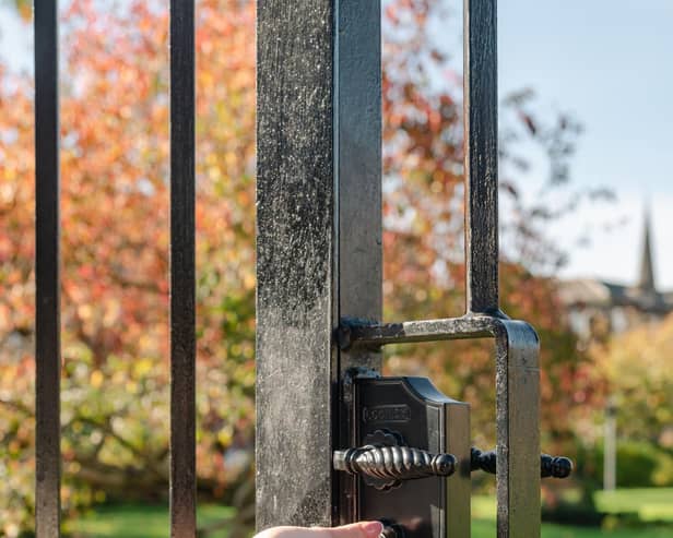 Children and families can join in the Easter Egg Hunt in the gorgeous Blythswood Square Gardens