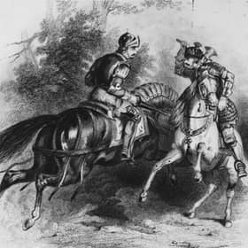 Robert Bruce killed Henry de Bohun at the Battle of Bannockburn after the English knight launched what was considered to be an unchivalrous attack (Picture: Hulton Archive/Getty Images)