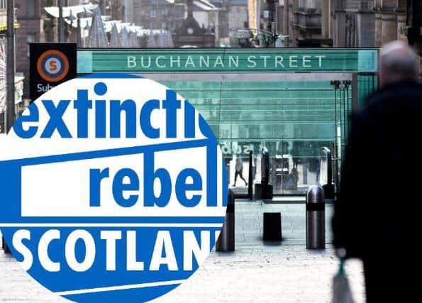 XR are to stage a die in on Buchanan Street
