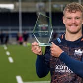 Darcy Graham won player of the month for Edinburgh Rugby with some fine try-scoring exploits.