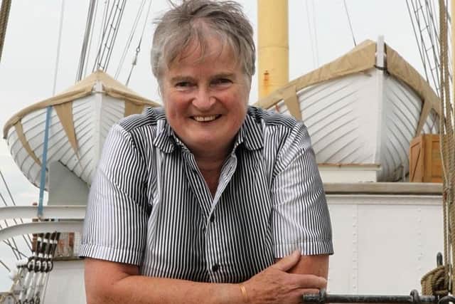 Maritime historian Elizabeth Allen said Lauro's investment "was certainly the one thing which preserved Glenlee". (Photo by Tom Finnie)