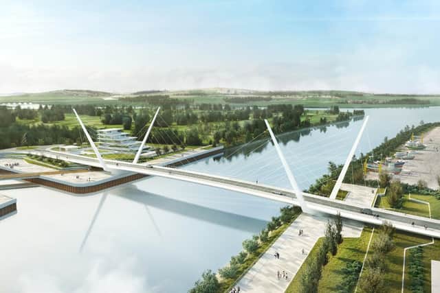 The new bridge is expected to 'help better connect communities with significant employment and development opportunities'. Picture: contributed.