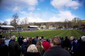 A general view of Melrose during the Sevens.