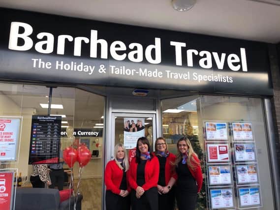 Barrhead Travel is among travel agents being offered different levels of help on ether side of the Border.