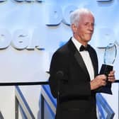 Michael Apted accepts the DGA Honorary Lifetime Member Award in Beverly Hills in 2018