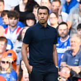 Rangers manager Giovanni van Bronckhorst looks on during the 3-1 friendly win over West Ham. (Photo by Rob Casey / SNS Group)