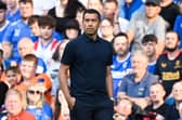 Rangers manager Giovanni van Bronckhorst looks on during the 3-1 friendly win over West Ham. (Photo by Rob Casey / SNS Group)