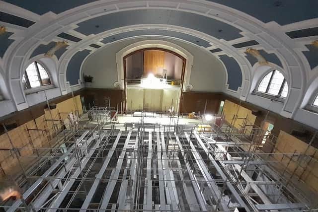 Perth's new-look City Hall is expected to open to the public in 2024.