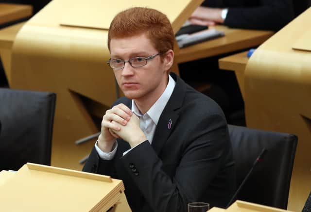 Scottish Green party's Ross Greer may remain forever young, concerned more about youthful causes than real-life problems (Picture: Jane Barlow/PA)