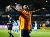 Rangers striker Alfredo Morelos celebrates making it 3-1 over Kilmarnock at Rugby Park. (Photo by Alan Harvey / SNS Group)