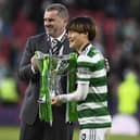 Celtic manager Ange Postecoglou and forward Kyogo Furuhashi were marked by their fellow peers.