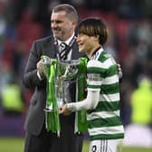 Celtic manager Ange Postecoglou and forward Kyogo Furuhashi were marked by their fellow peers.