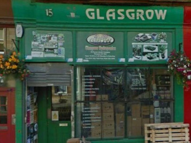 You grow girl! Found in Glasgow's Merchant City, this wee establishment is a hydroponics store - a type of hydroculture which involves growing plants.