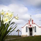The Italian Chapel, on Lamb Holm, Orkney (Picture: Jane Barlow/PA)