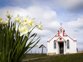 The Italian Chapel, on Lamb Holm, Orkney (Picture: Jane Barlow/PA)