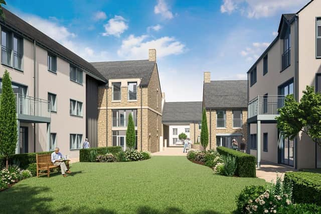 An impression of the Leeds retirement village where work is due to begin on site in May.